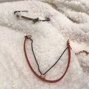 Two handmade bracelet